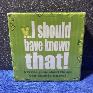 I Should Have Known That! Trivia Game by Hygge Games – Party Game –NEW SEALED